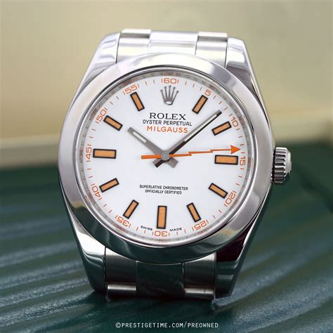 pre owned Rolex Milgauss watches